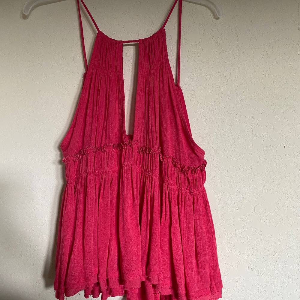 Altar’d State Geranium Halter Top